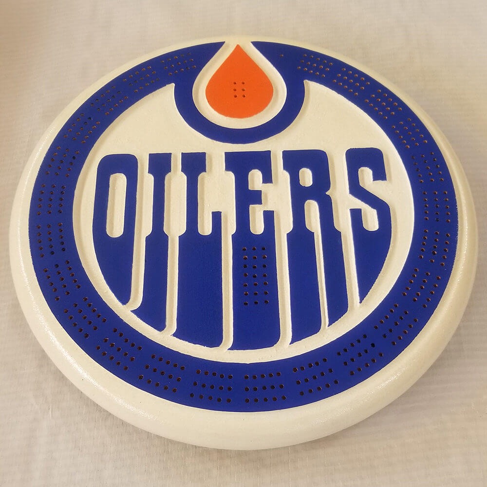 Edmonton Oilers - Crib Board